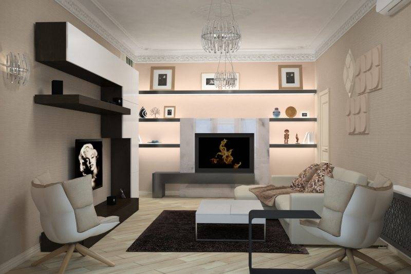 Дизайн коттеджа: интерьер дома внутри +75 фото примеров