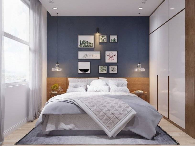 Спальня 11 кв. м: варианты дизайна с двуспальной кроватью и шкафом, 200 фото идей, примеров и планировок
