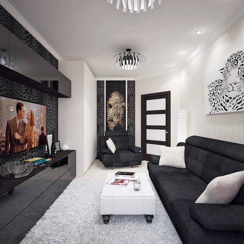 Интерьер маленькой гостиной: дизайн в современном стиле просто и недорого
 - 29 фото