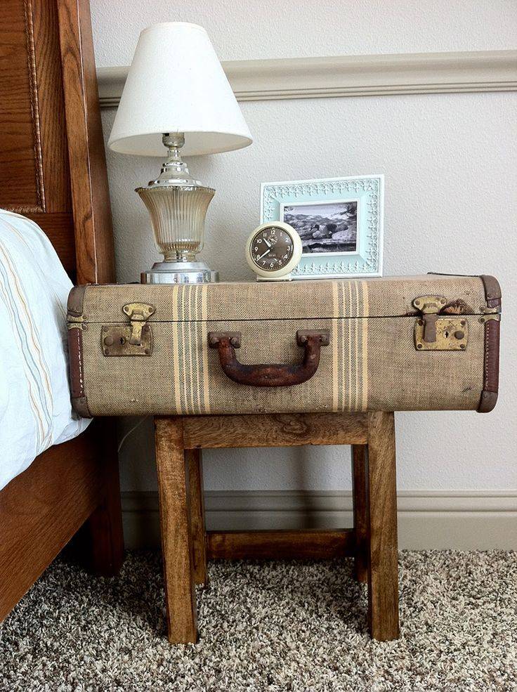 Декор старого чемодана — идеи для интерьера +75 фото - «декор»