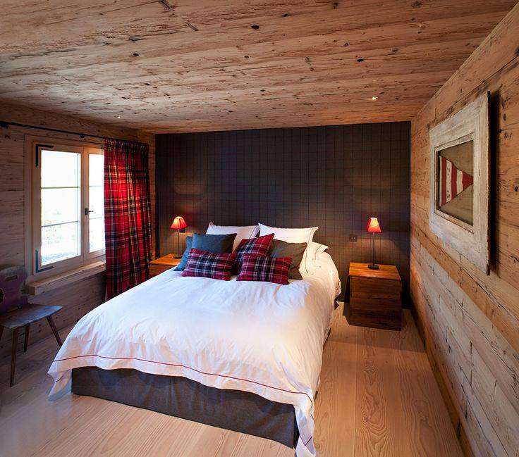 Уютные и экологичные интерьеры спален в стиле шале: 88 фото-примеров практичного оформления