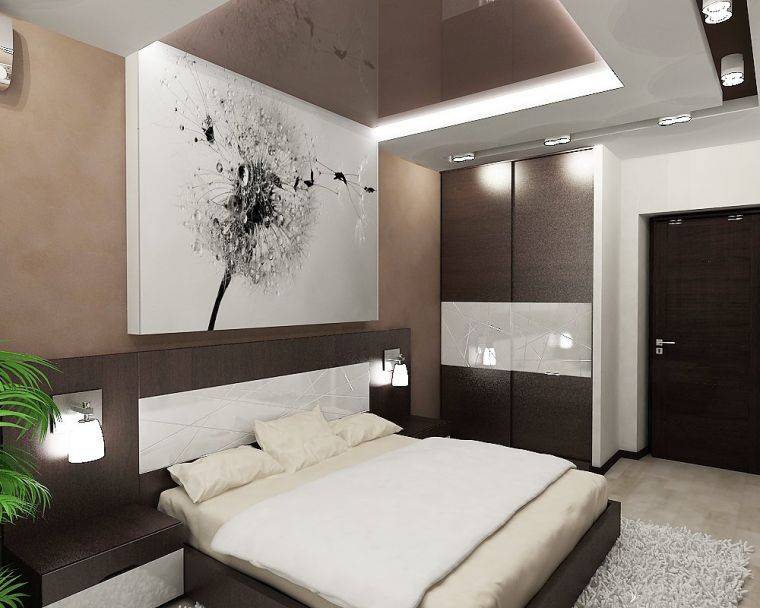 Спальня 15 кв. м. — уютный дизайн стандартной спальни (80 фото вариантов)