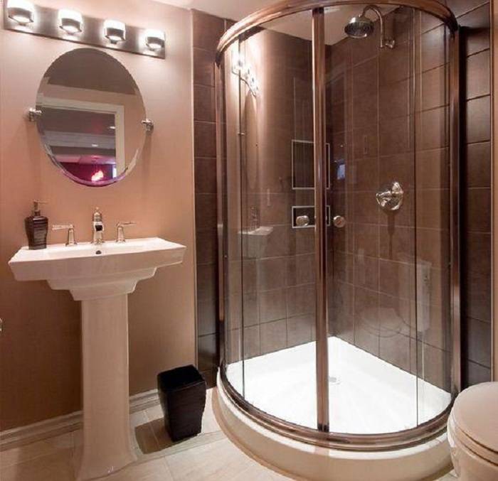 Ванная комната с душевой кабиной: дизайн и правила оформления, идеи планировки