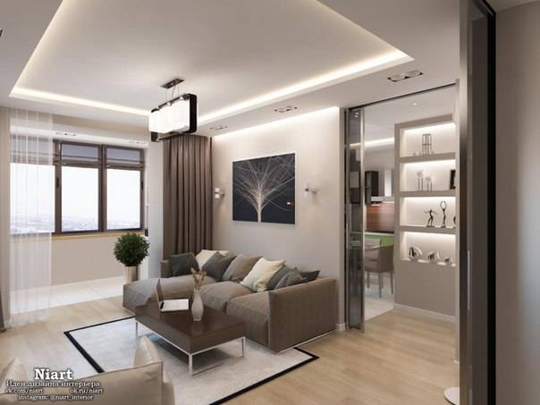 Дизайн двухкомнатной квартиры площадью 60 кв. м  (64 фото): примеры и варианты проекта интерьера