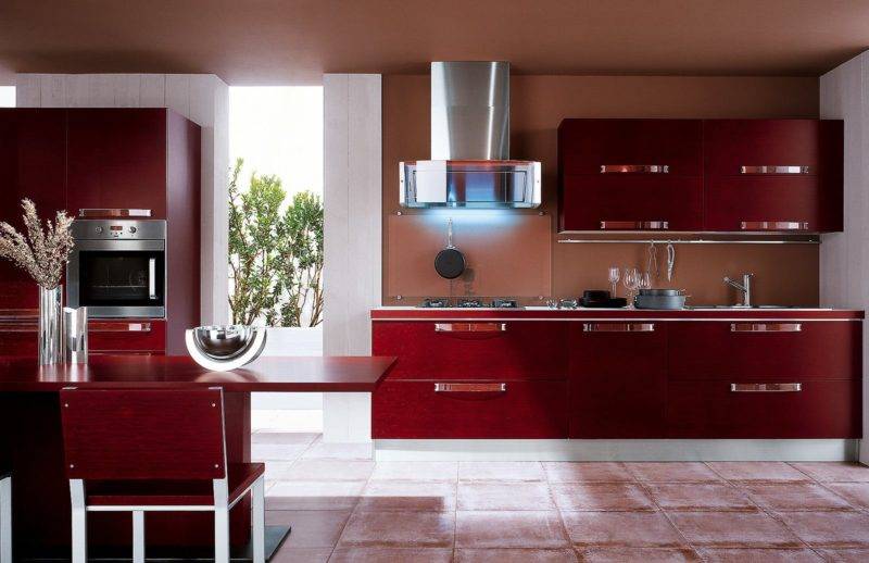 Кухня в красном цвете: идеи и секреты правильного дизайна (60 фото) | современные и модные кухни