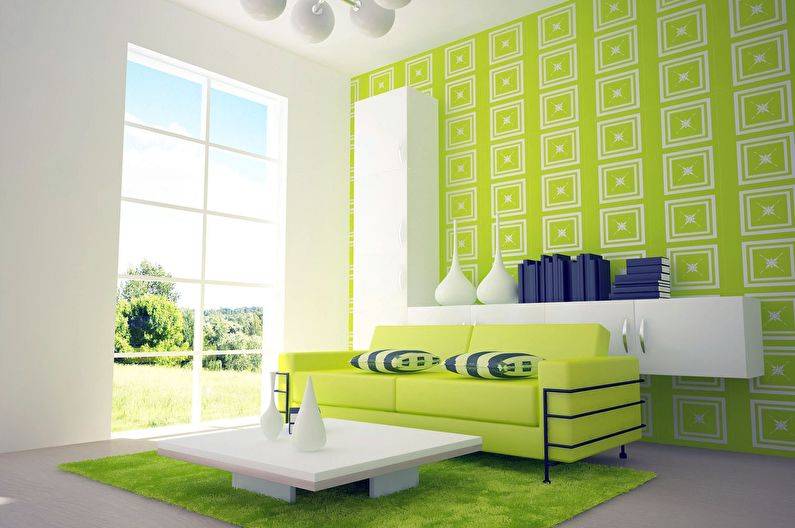 Интерьер в зеленых цветах: 107 фото наилучшего сочетание зеленого цвета в дизайне интерьере