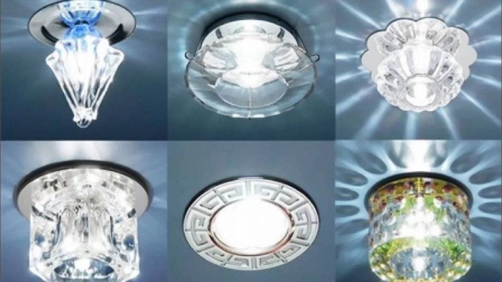 Светодиодные светильники для натяжных потолков (66 фото): встроенные потолочные люстры, какие выбрать, как расположить, как заменить