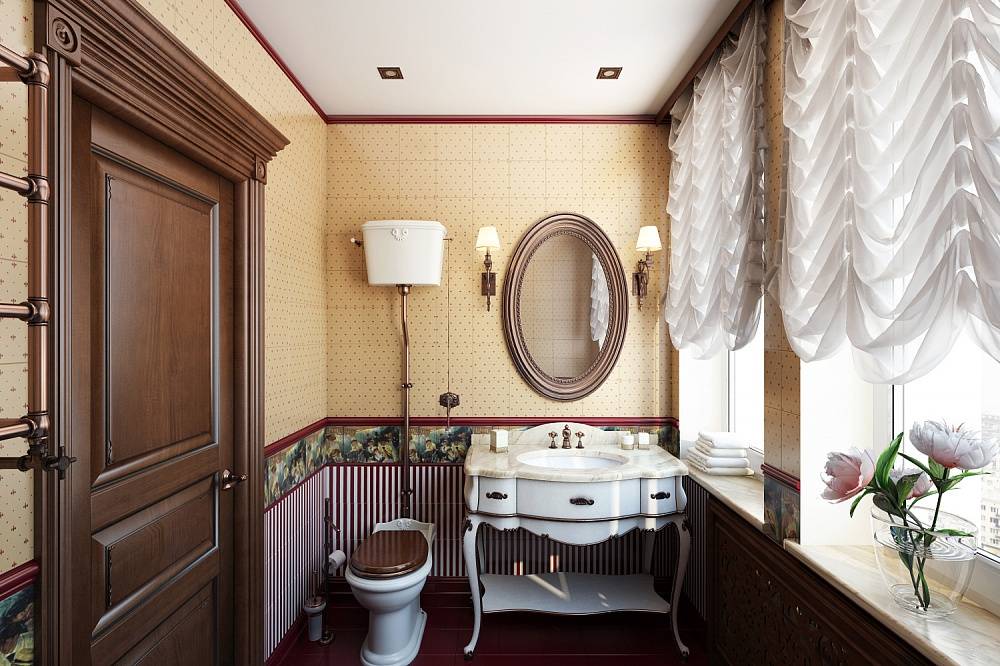 Ванная комната в классическом стиле: идеи, фото