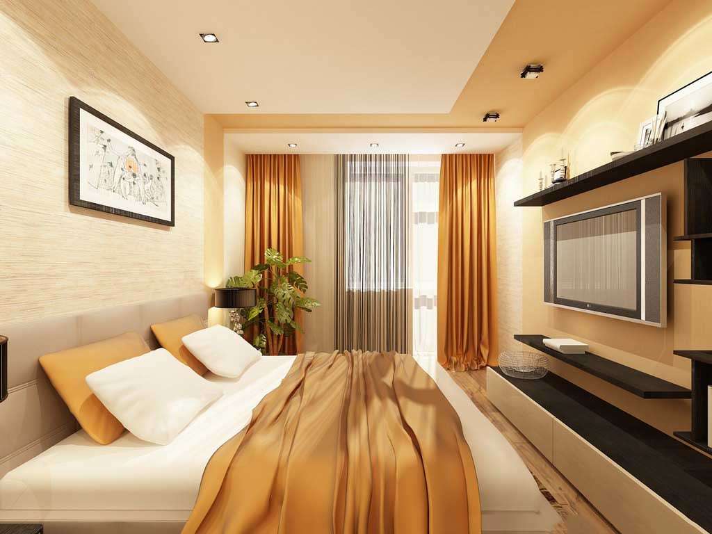 Дизайн спальни с балконом фото 11, 12,13,14, 17 кв.м. лучшие идеи планировки