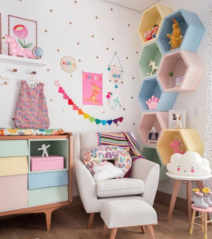 Декор детской: 125 фото интересных решений для украшения детской комнаты