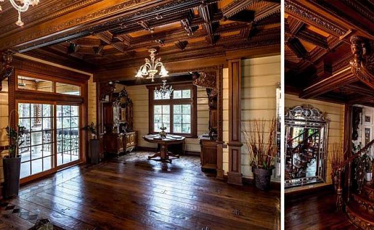 Отделка внутри деревянного дома: стили, материалы +100 фото