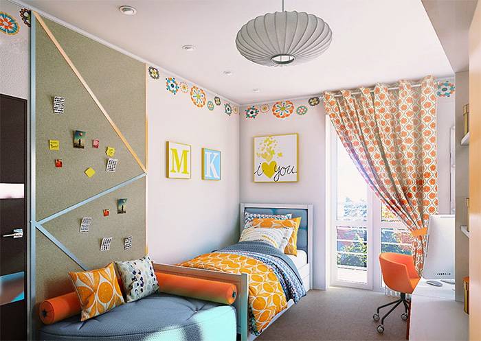 Дизайн уютной детской спальни