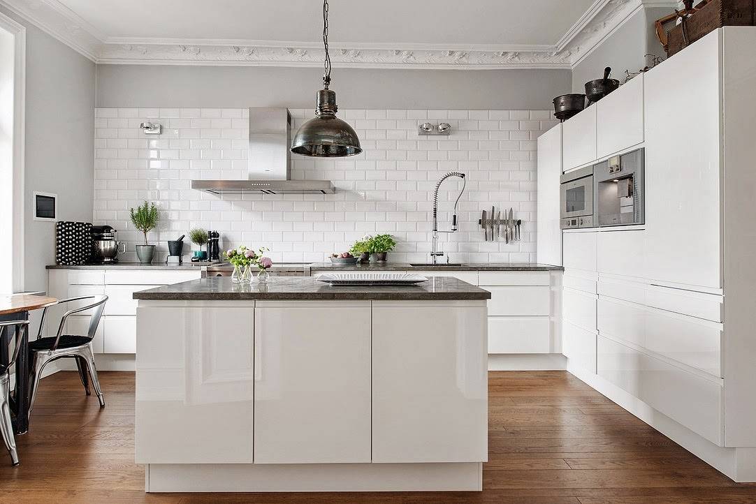 Кухня в скандинавском стиле - 100 фото идей дизайна интерьера