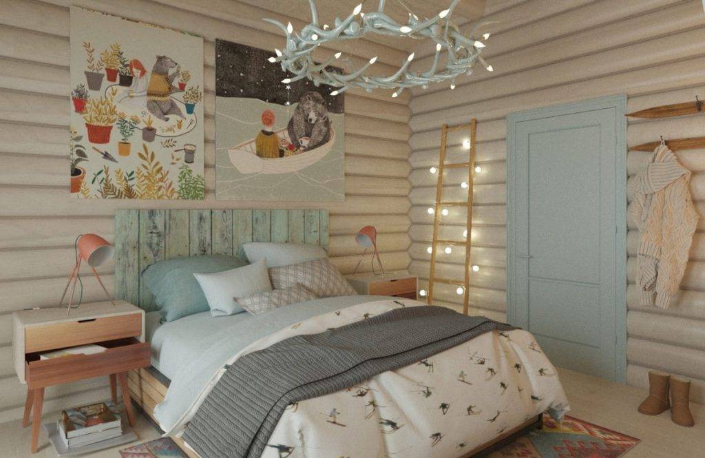 Оформление интерьера домов из бруса: красивые идеи по комнатам
