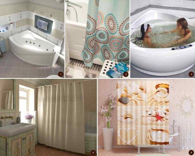 Шторки для ванной: 105 фото и рекомендации как выбрать современные модели