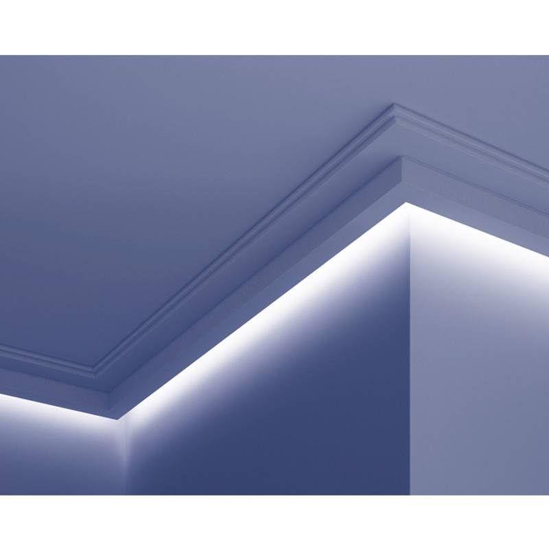 Подсветка потолка светодиодной лентой под плинтусом: сияющая рамка без затрат и хлопот