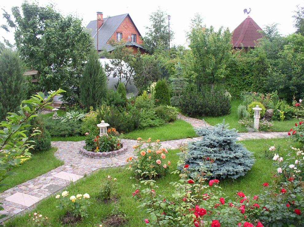 Дизайн дачного участка своими руками (143 фото): красивое ландшафтное оформление сада и огорода, как облагородить цветами участок в 15 соток