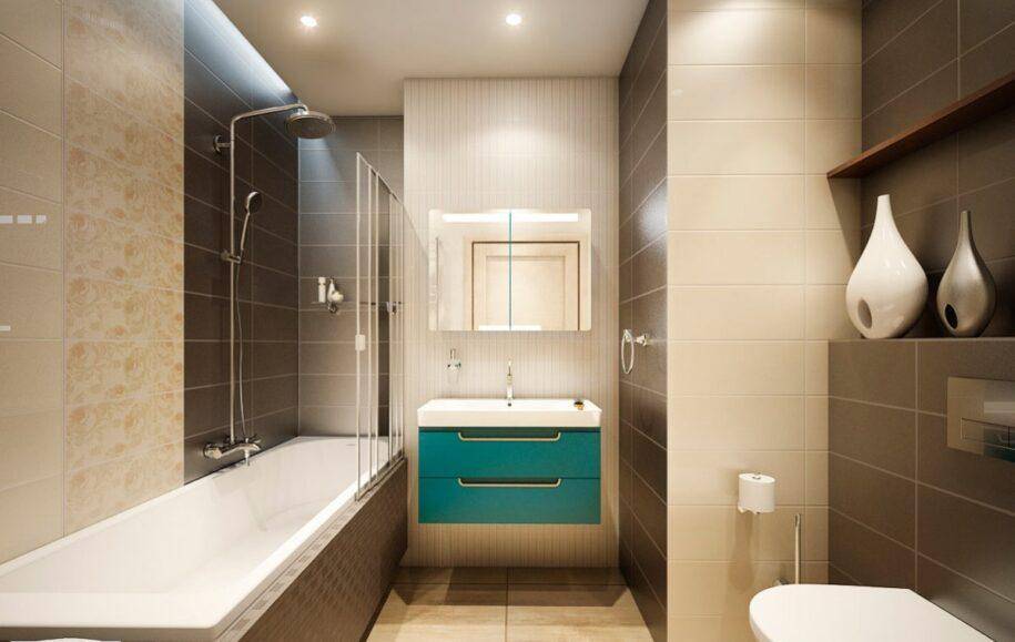 Интерьер ванной комнаты, совмещенной с туалетом (170 фото): планировка и дизайн, идеи для маленькой душевой, санузел площадью 6 кв. м, примеры эргономики