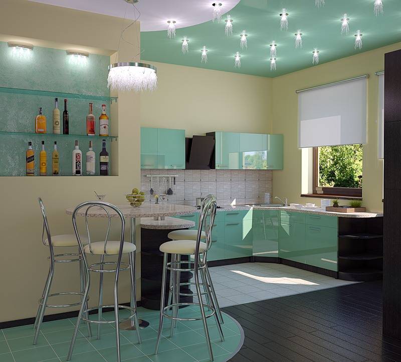 Как покрасить потолок на кухне: какую краску использовать, чем лучше отделать, видео и фото