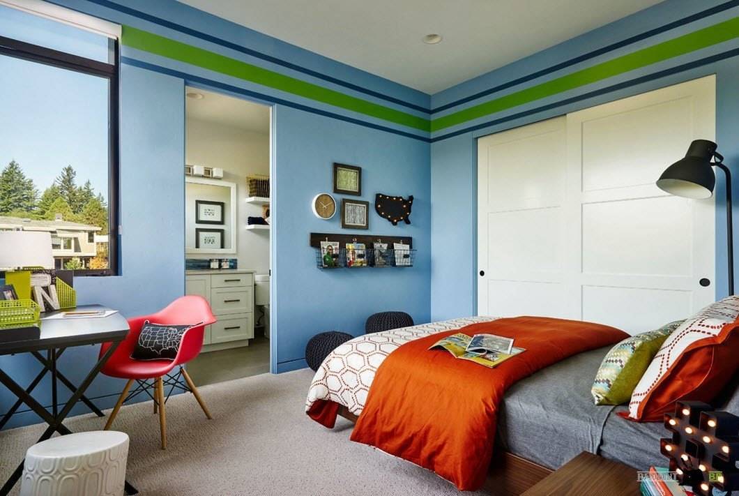 70 идей для покраски стен в спальне.