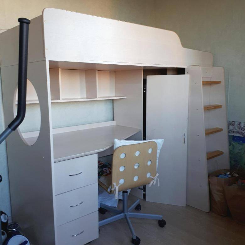 Кровать чердак для детей – организация и проектирование современной рабочей зоны (120 фото)