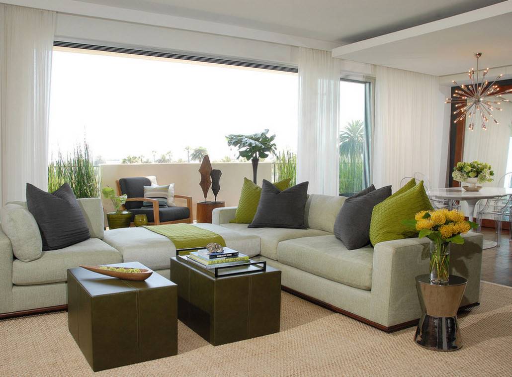 Основные критерии выбора дивана в интерьер гостиной комнаты