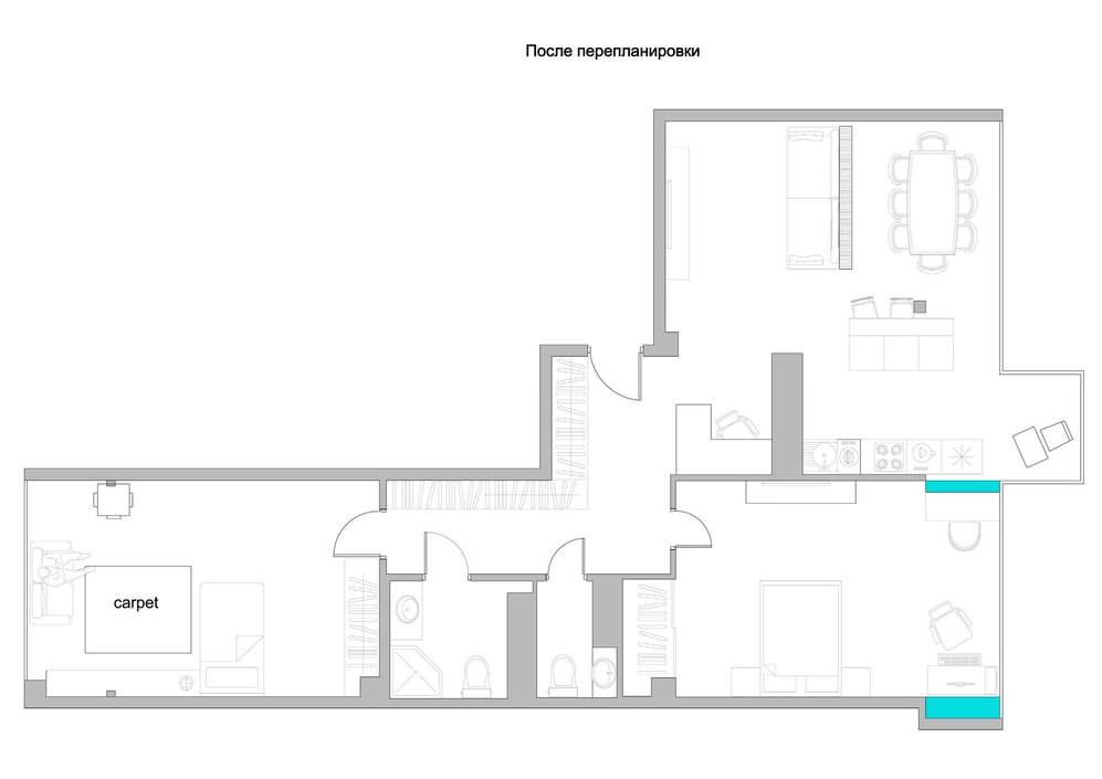 Планировка 3х комнатной квартиры — лучшие варианты современного дизайна (70 фото)