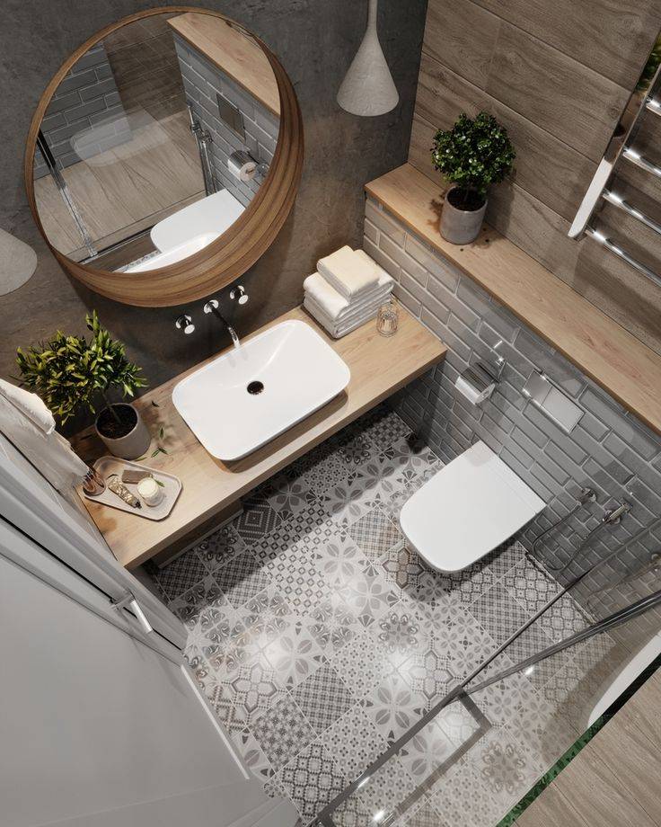 Дизайн ванной комнаты с туалетом — фото обзор интерьерных решений для экономии пространства, лучшие идеи совмещения