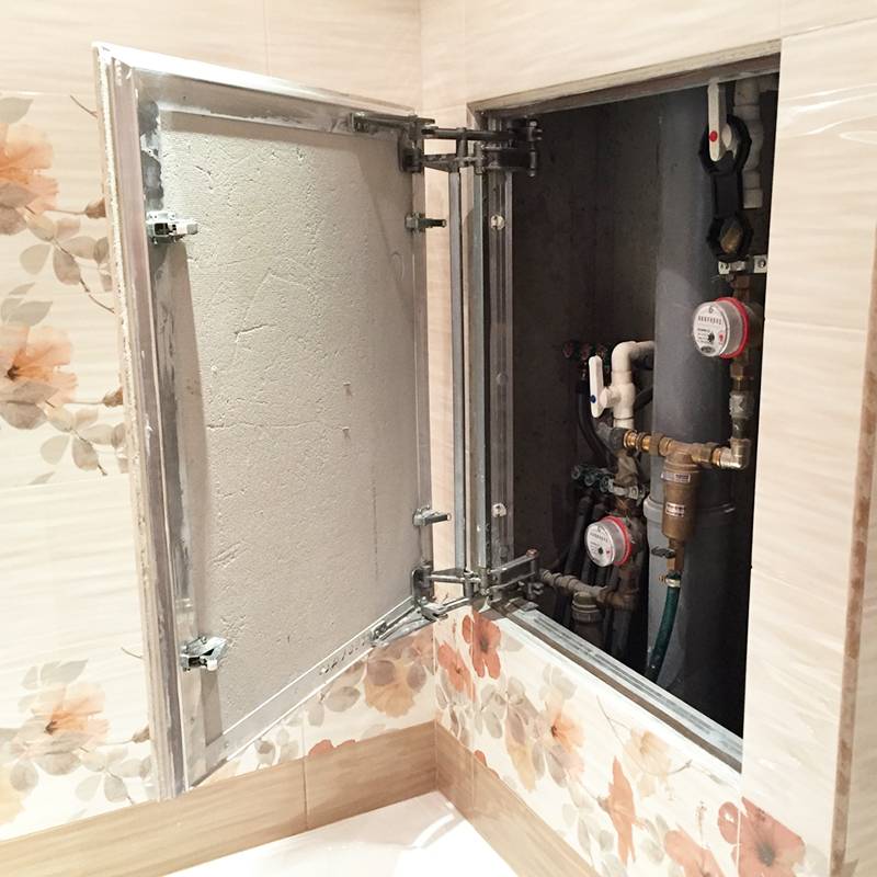 Сантехнический шкаф — дверцы для шкафа в туалете для санузла под плитку в ванной комнате +фото и видео