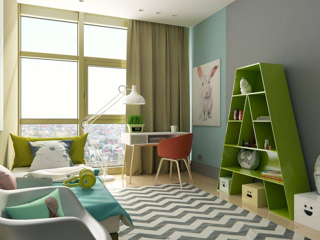 Стены в детской комнате - правила идеально сочетания в интерьере (75 фото идей)