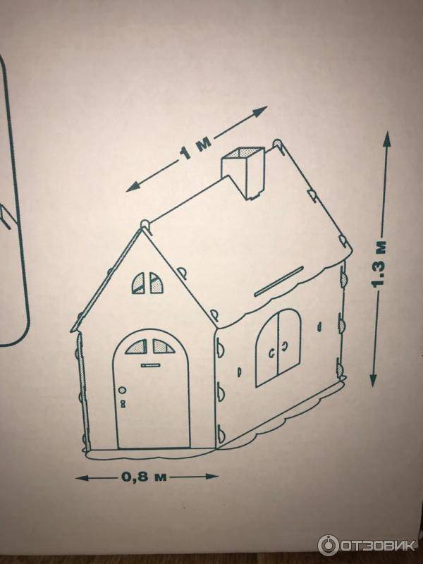 Чертеж дома из картона для детей своими руками шаблоны