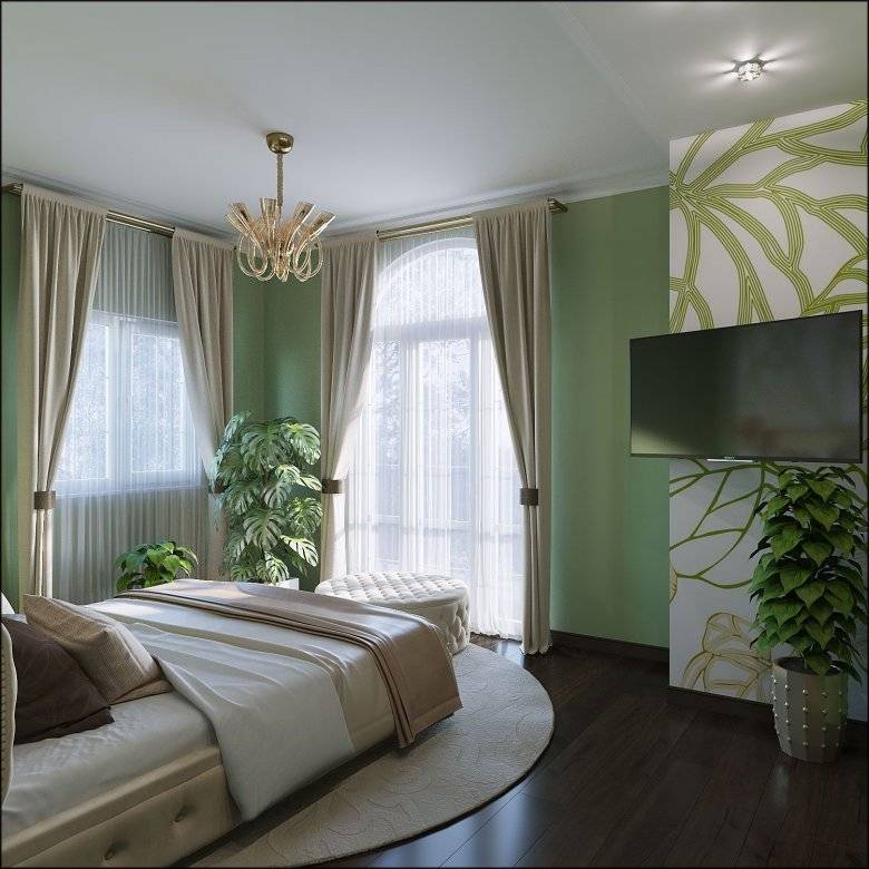 Дизайн гостиной комнаты с двумя окнами на одной стене, разных стенах и с простенком: интерьер зала и планировка, расстановка мебели
 - 30 фото