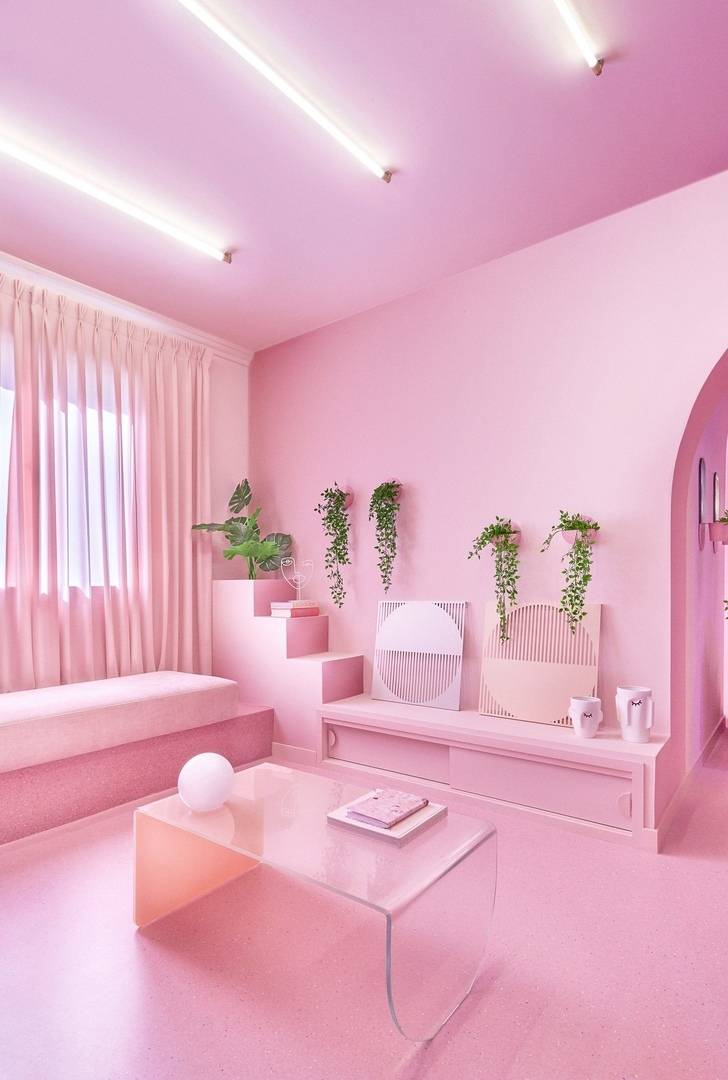 Розовые шторы в интерьере: 120 фото удачного сочетания и дизайна
