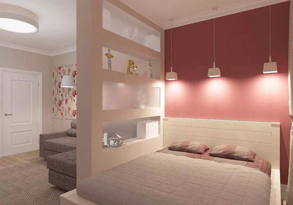 Варианты дизайна комнат с нишами в однокомнатных квартирах интерьер и дизайн