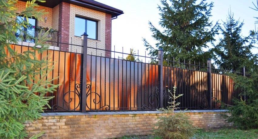 Забор из сотового поликарбоната (51 фото): универсальное ограждение в металлическом каркасе для частного дома