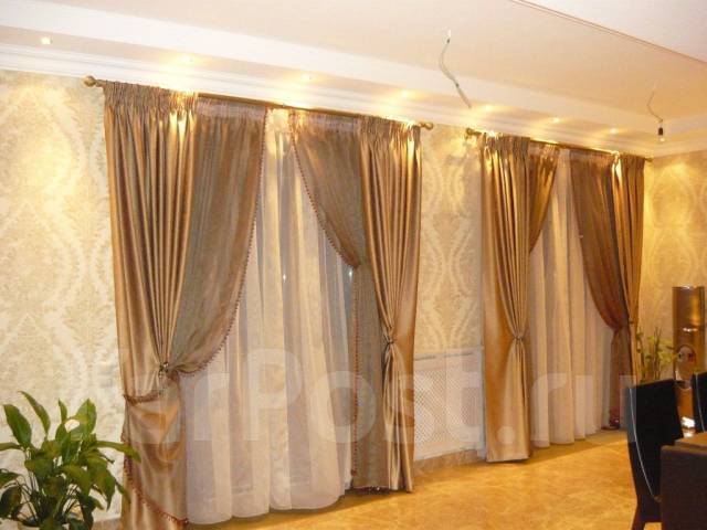 Шторы в зал: занавески в современном стиле, красивый дизайн портьер, модели гардин в большую комнату
 - 44 фото