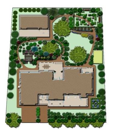 Дизайн участка загородного дома на 10 сотках особенности и этапы планировки