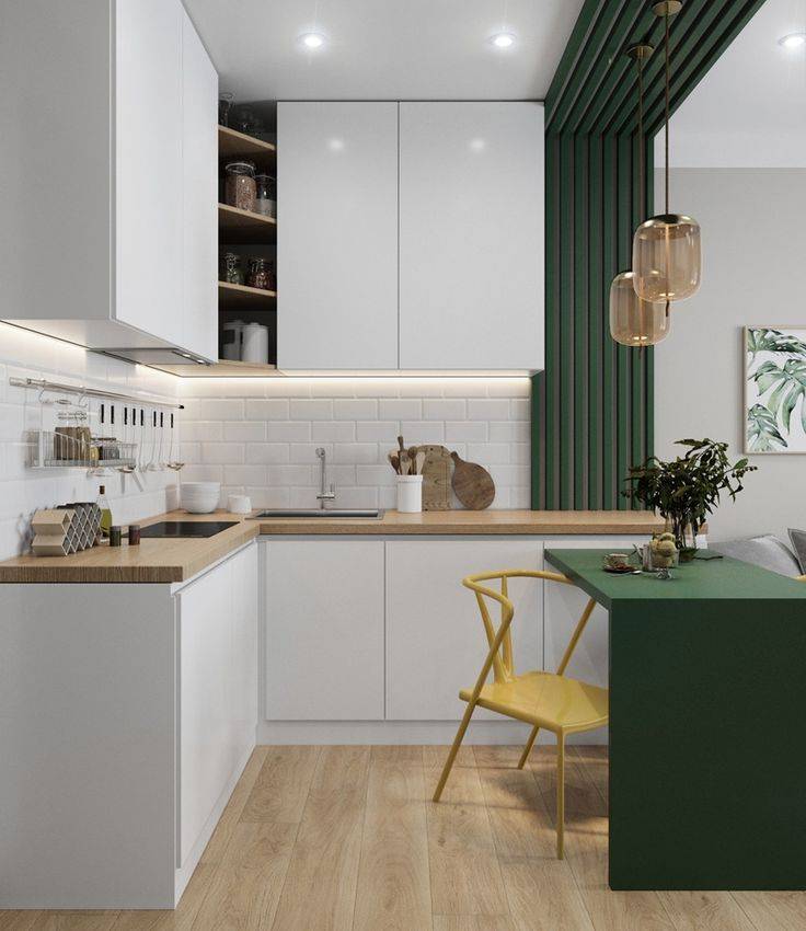 Современные идеи и тренды в дизайне маленьких кухонь в 2020 году