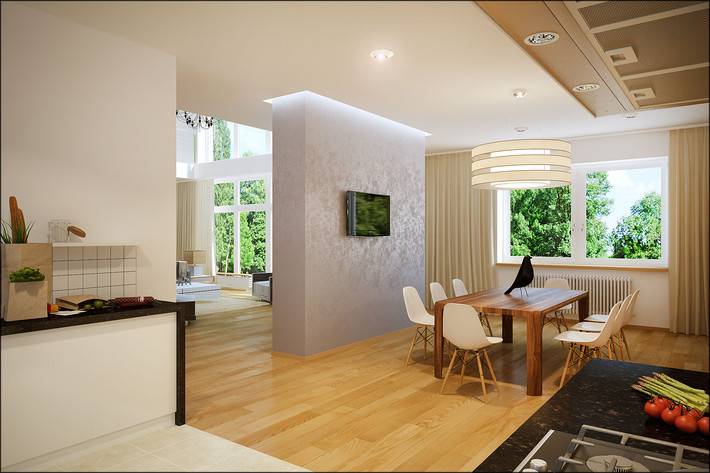 Кухня совмещенная с гостиной (170 фото): идеальные варианты экономичного использования пространства