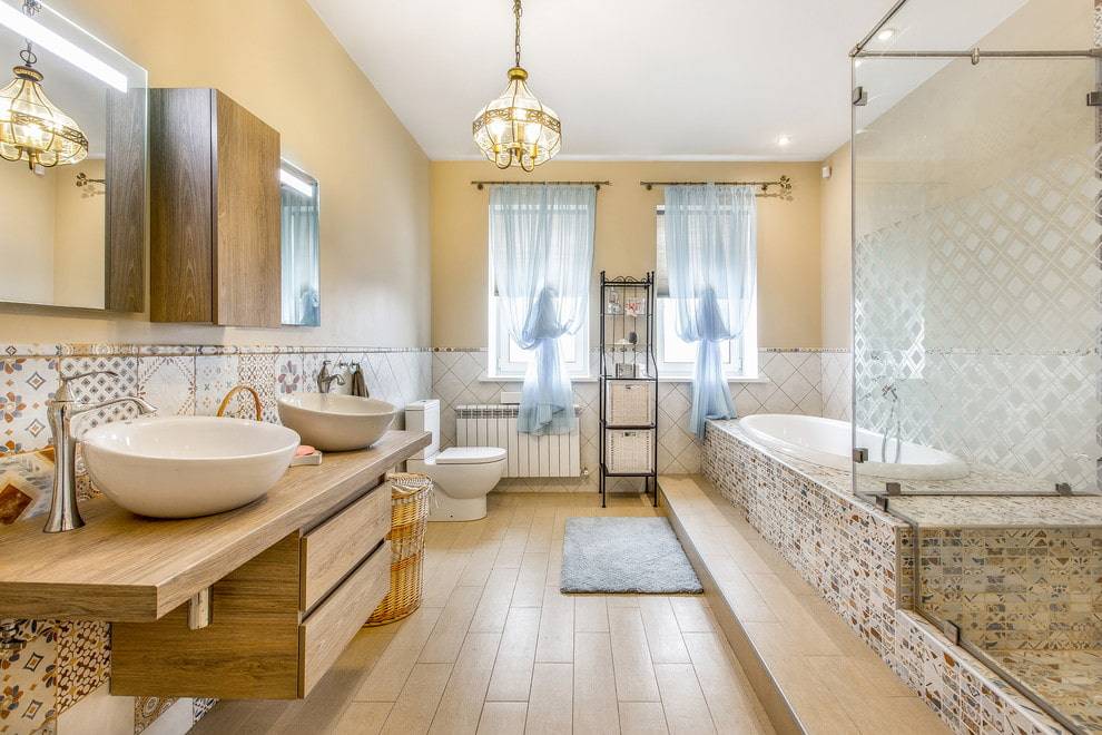 Бюджетный дизайн ванной (58 фото): варианты эконом-дизайна ванной комнаты. правила оформления