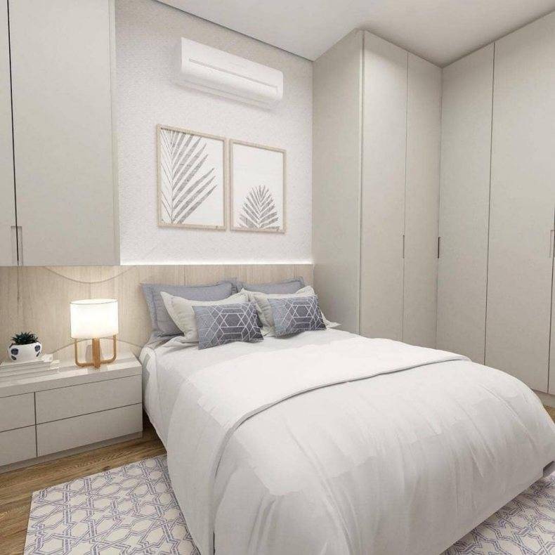 Спальня 9 кв. м. - топ-150 фото новинок дизайна и планировок маленькой спальной комнаты