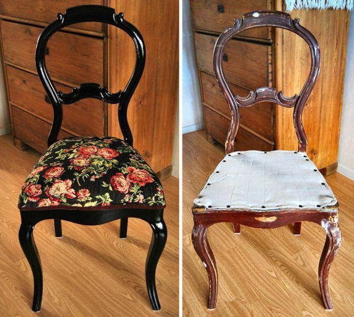Реставрация старого стула: мастер-класс и фото для вдохновения