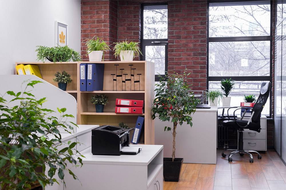 Дизайн офиса в современном стиле, необычный интерьер
 - 17 фото