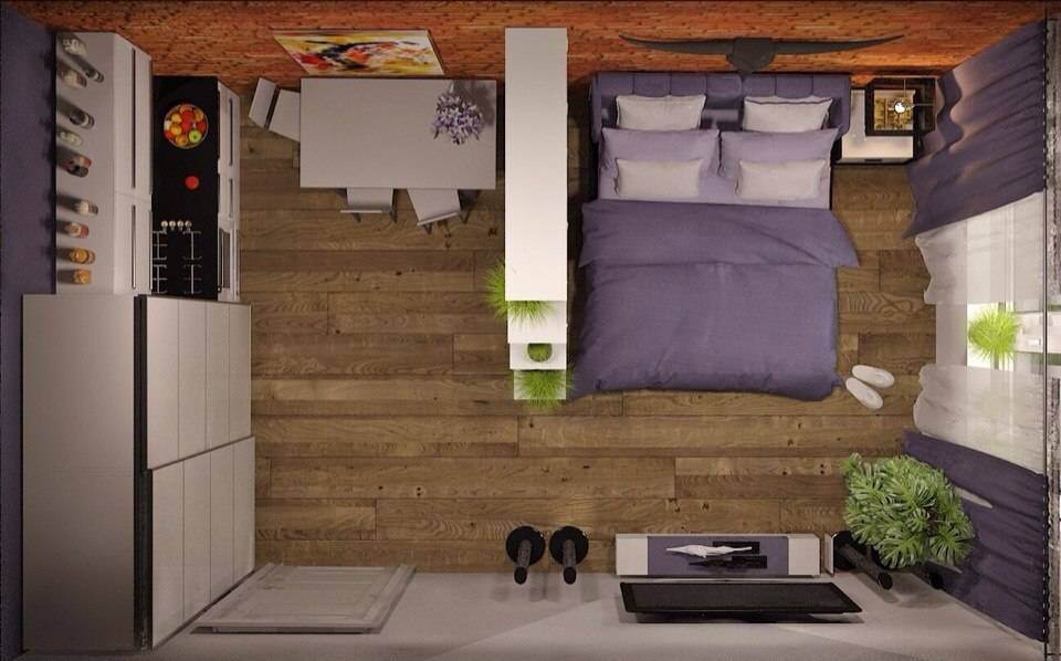 Создаем дизайн комнаты в общежитии на небольшой площади