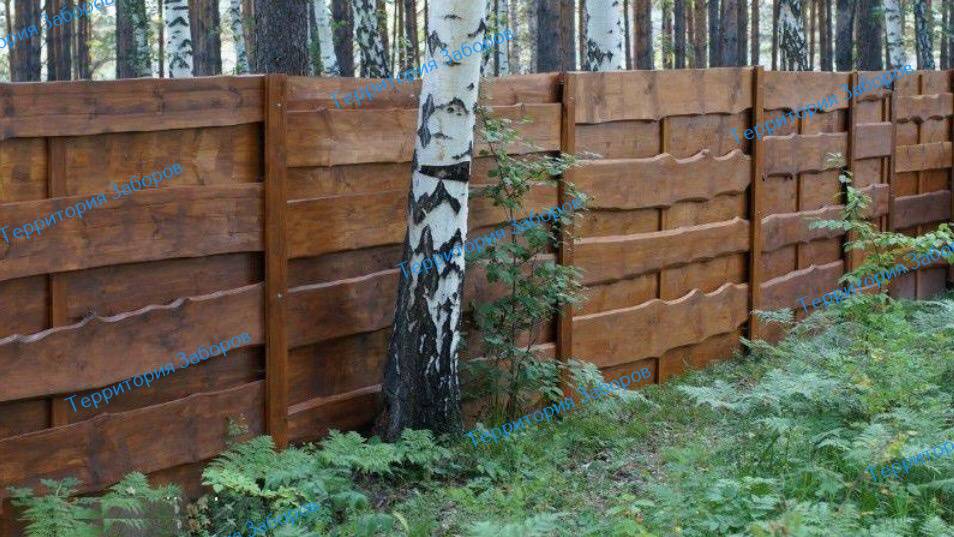 Деревянный забор: красивые идеи оформления ограждения
