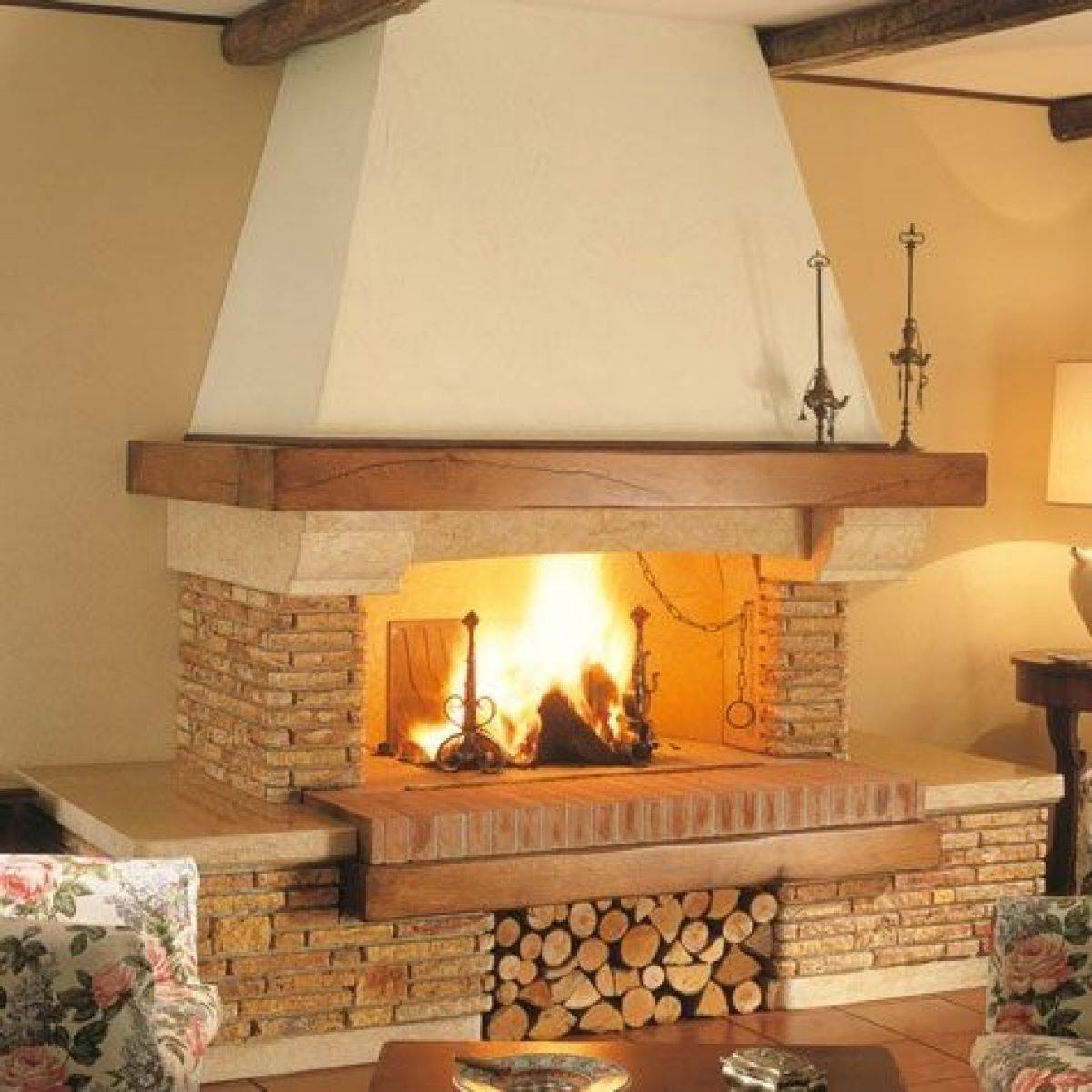 Отопление камином с воздушным контуром частного дома, коттеджа – конструктивные особенности, выбор и принцип работы