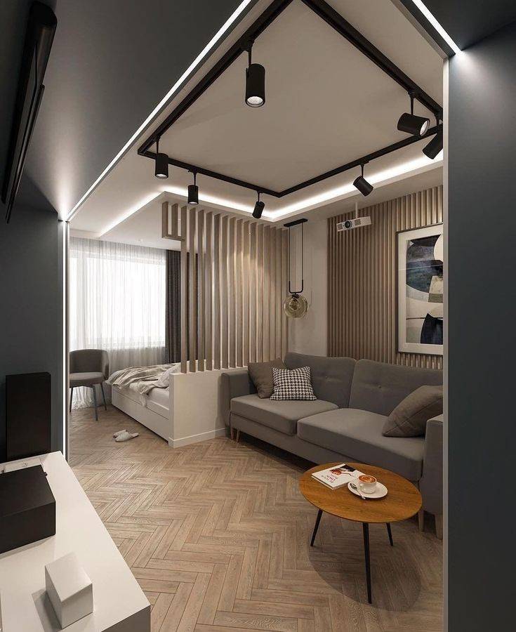 Гостиная и спальня в одной комнате: 100 лучших идей дизайна