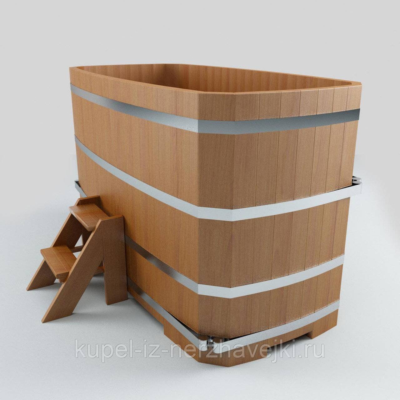 Купель для бани: деревянная, пластиковая, из полипропилена