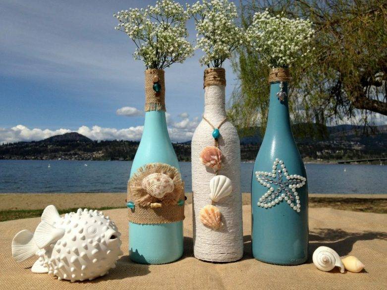 Декорирование бутылок своими руками (50 фото): оригинальные идеи украшения - всё для дома - медиаплатформа миртесен
