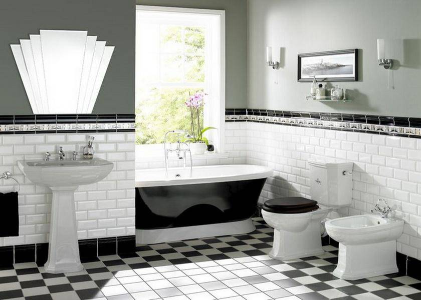 40 вариантов дизайна плитки в ванной